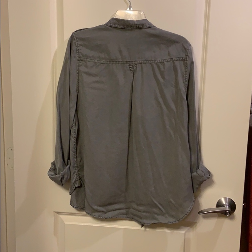 Gray button up - Picture 2 of 6